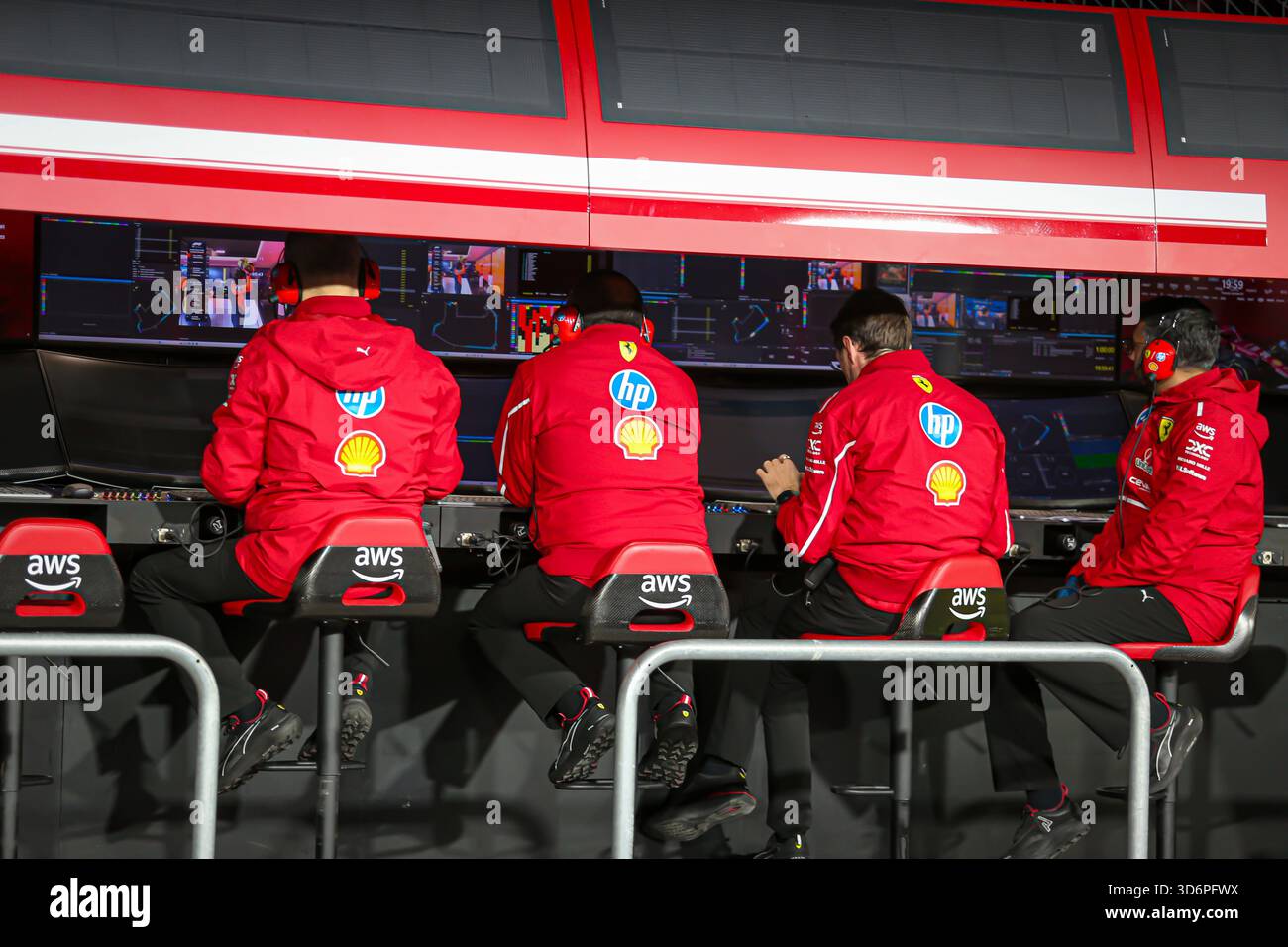 Scuderia Ferrari pitwall during the Friday of the Formula 1 Heineken ...