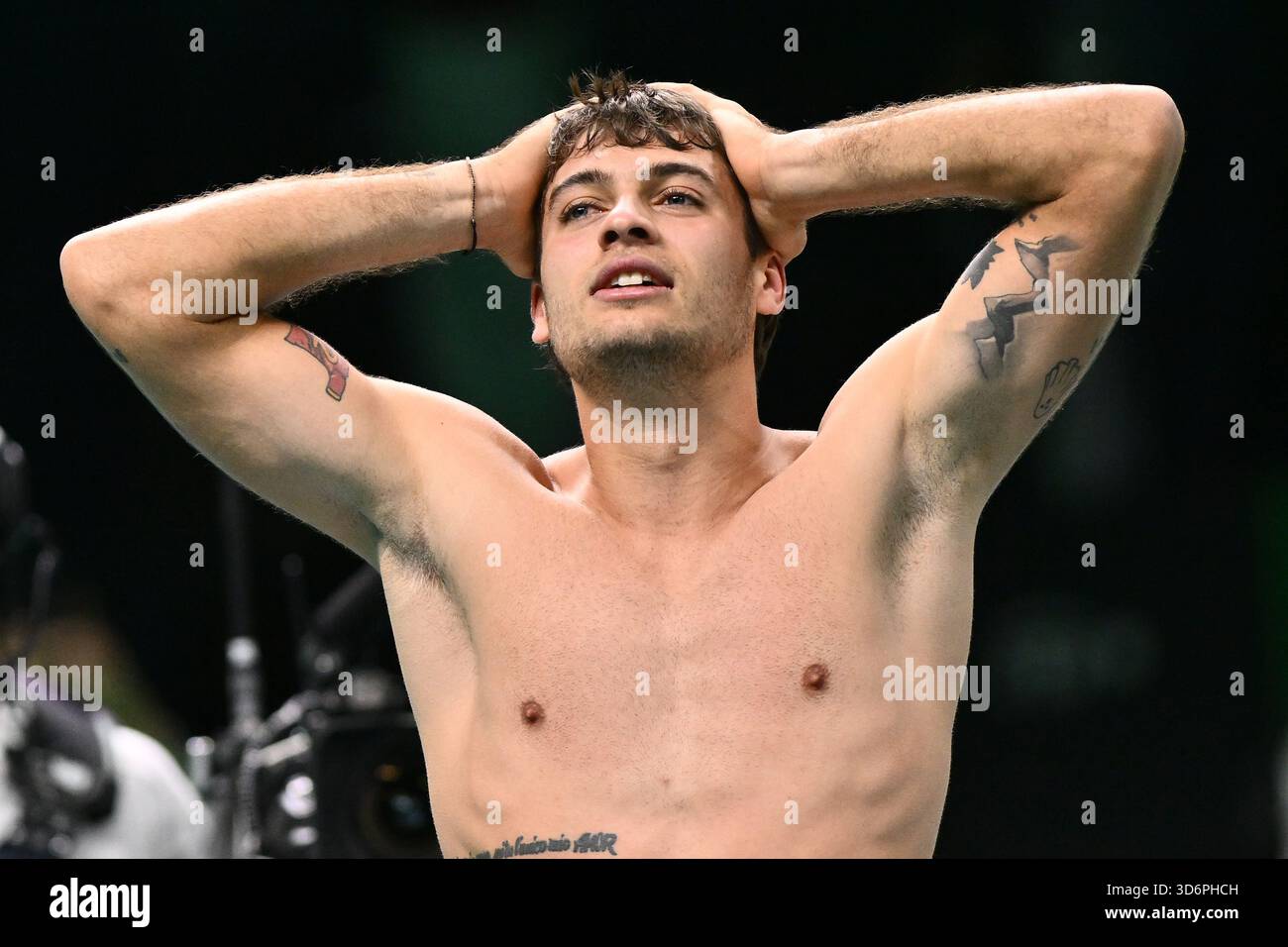 Flavio Cobolli Of Italy Celebrate The Victori Of The Davis Cup Semi 
