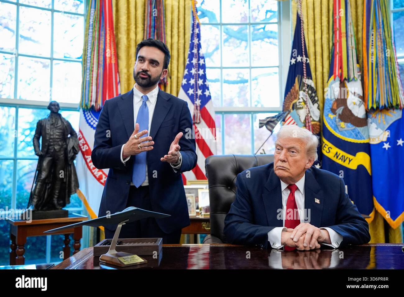 US President Donald Trump meets with New York City mayor-elect Zohran ...