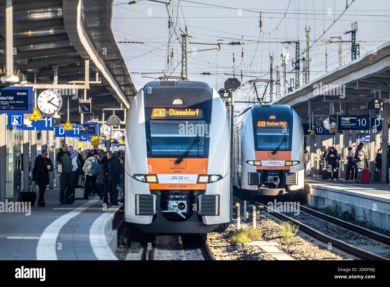 Der Hauptbahnhof von Dortmund, Regionalexpresszüge, RRX, RheinRuhr