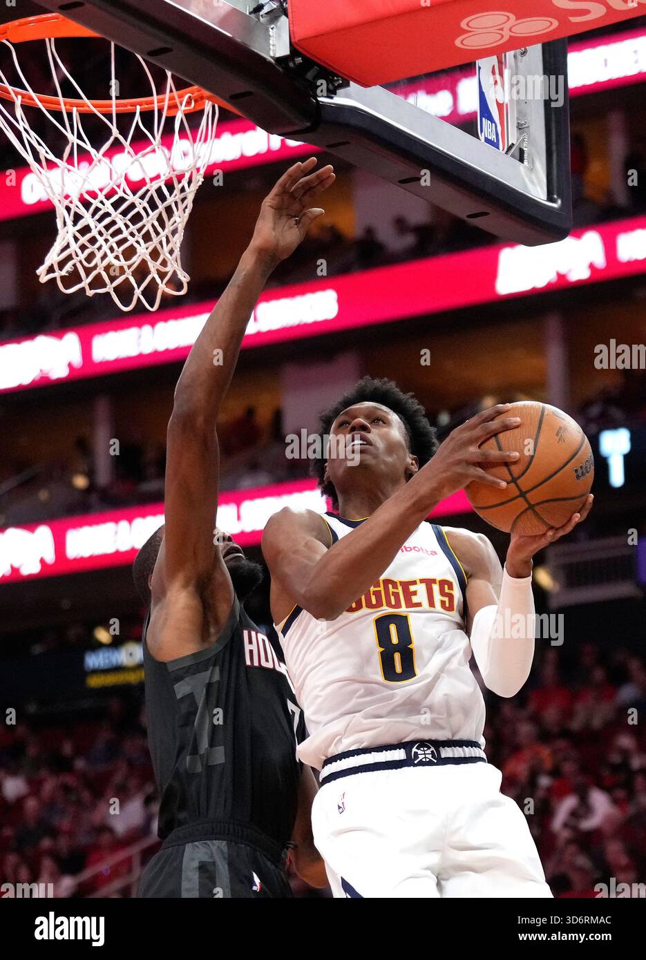 Denver Nuggets forward Peyton Watson (8)