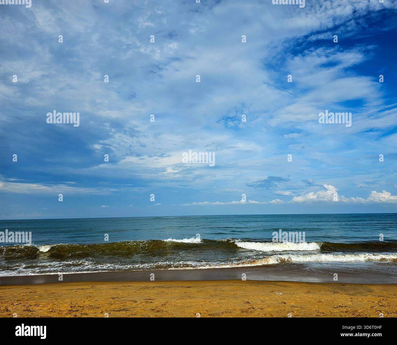 Waves rolling in. Stock Photo