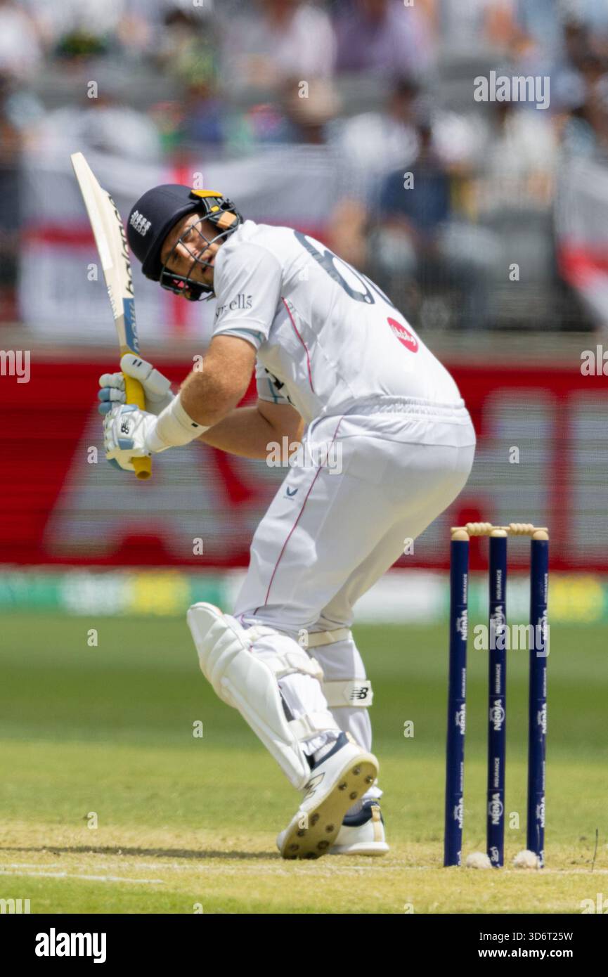 Joe Root of England in action during the NRMA Insurance Ashes First ...