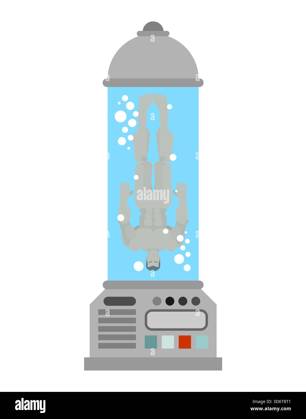 Cryogenic preservation tank Stock Vector Images - Alamy
