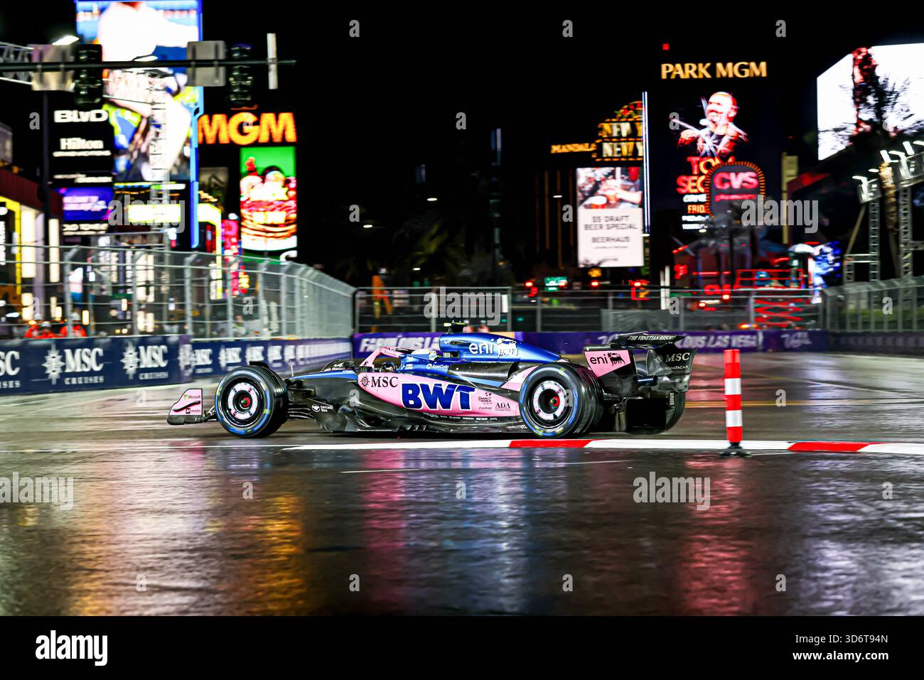 Las Vegas, United States. 21st Nov, 2025. Franco Colapinto (ARG) - Alpine F1 during the Saturday of the Formula 1 Heineken Las Vegas Grand Prix 2025 at Las Vegas Strip Circuit, ahead of Round 22 of 24 of the 2025 FIA Formula One World Championship (November 20-23, 2025). Credit: AVENS-IMAGES.COM/Alamy Live News Stock Photo
