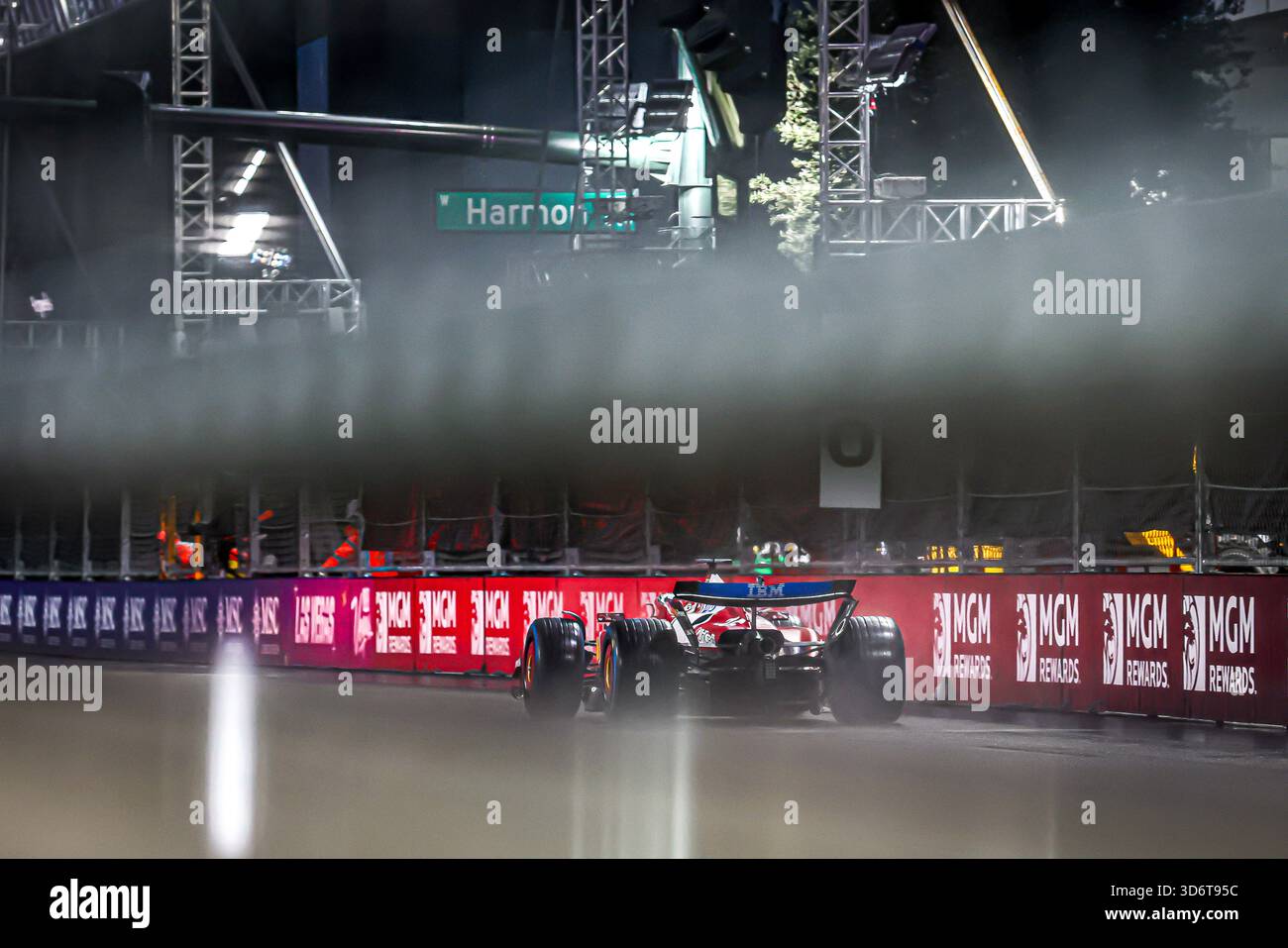 Las Vegas, United States. 21st Nov, 2025. Charles Leclerc (MON) - Scuderia Ferrari - Ferrari SF-25 - Ferrari during the Saturday of the Formula 1 Heineken Las Vegas Grand Prix 2025 at Las Vegas Strip Circuit, ahead of Round 22 of 24 of the 2025 FIA Formula One World Championship (November 20-23, 2025). Credit: AVENS-IMAGES.COM/Alamy Live News Stock Photo