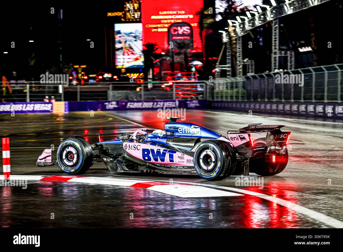 Las Vegas, United States. 21st Nov, 2025. Franco Colapinto (ARG) - Alpine F1 during the Saturday of the Formula 1 Heineken Las Vegas Grand Prix 2025 at Las Vegas Strip Circuit, ahead of Round 22 of 24 of the 2025 FIA Formula One World Championship (November 20-23, 2025). Credit: AVENS-IMAGES.COM/Alamy Live News Stock Photo