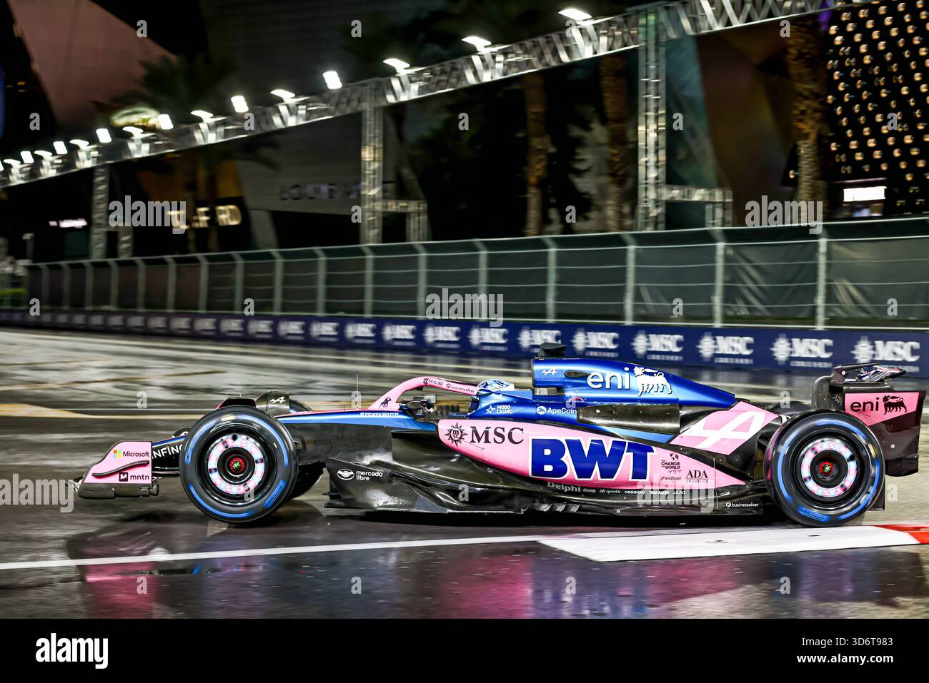Las Vegas, United States. 21st Nov, 2025. Pierre Gasly (FRA) - Alpine F1 Team - Alpine A525 - Renault during the Saturday of the Formula 1 Heineken Las Vegas Grand Prix 2025 at Las Vegas Strip Circuit, ahead of Round 22 of 24 of the 2025 FIA Formula One World Championship (November 20-23, 2025). Credit: AVENS-IMAGES.COM/Alamy Live News Stock Photo