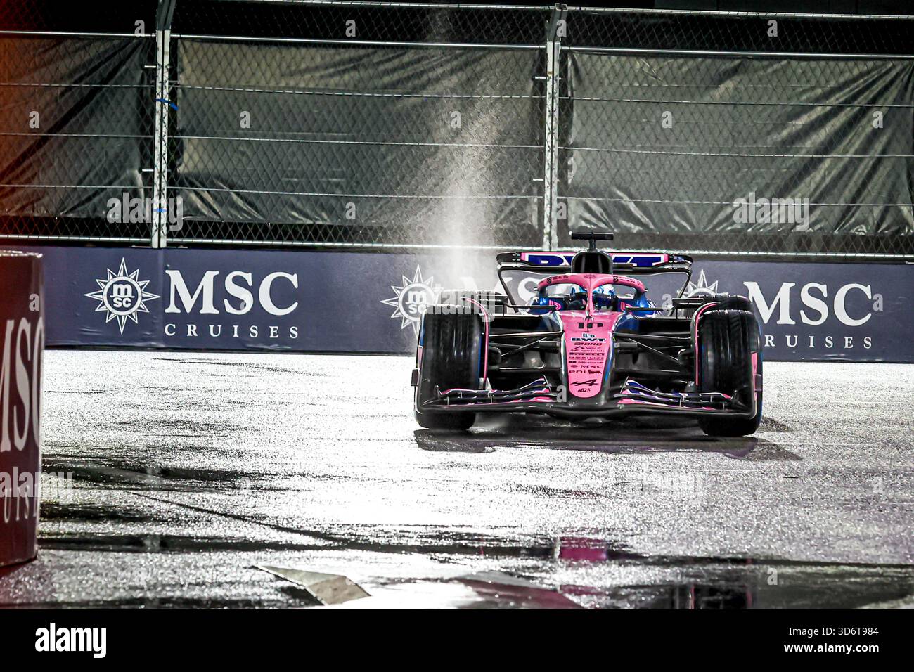 Las Vegas, United States. 21st Nov, 2025. Pierre Gasly (FRA) - Alpine F1 Team - Alpine A525 - Renault during the Saturday of the Formula 1 Heineken Las Vegas Grand Prix 2025 at Las Vegas Strip Circuit, ahead of Round 22 of 24 of the 2025 FIA Formula One World Championship (November 20-23, 2025). Credit: AVENS-IMAGES.COM/Alamy Live News Stock Photo