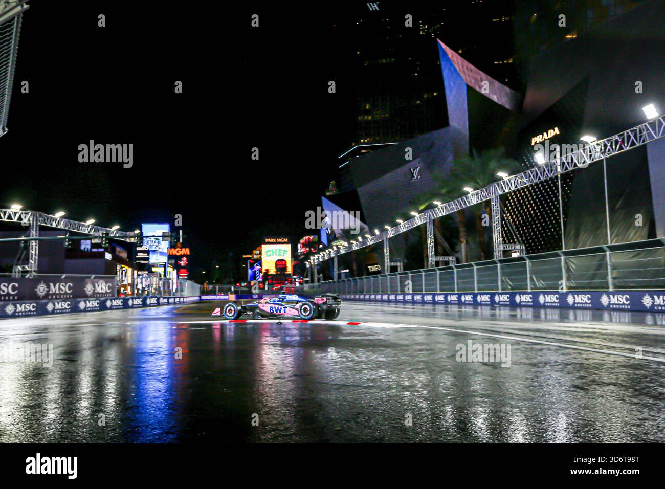 Las Vegas, United States. 21st Nov, 2025. Pierre Gasly (FRA) - Alpine F1 Team - Alpine A525 - Renault during the Saturday of the Formula 1 Heineken Las Vegas Grand Prix 2025 at Las Vegas Strip Circuit, ahead of Round 22 of 24 of the 2025 FIA Formula One World Championship (November 20-23, 2025). Credit: AVENS-IMAGES.COM/Alamy Live News Stock Photo