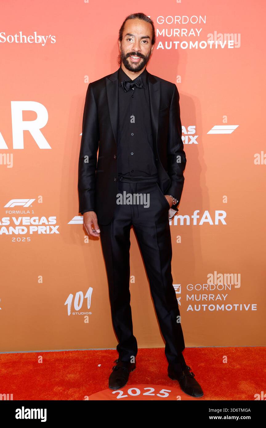 Ross Naess at the amfAR Las Vegas Gala 2025 at the Wynn Las Vegas Hotel