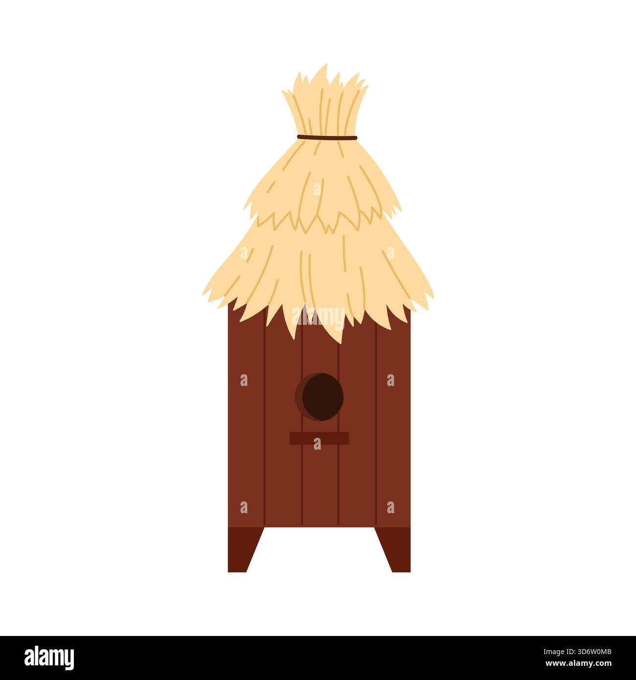Bee hive illustration straw hi-res stock photography and images - Alamy