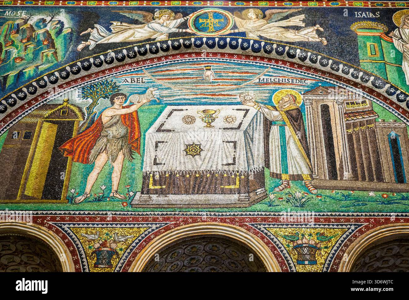 San vitale ravenna mosaic abel hi-res stock photography and images
