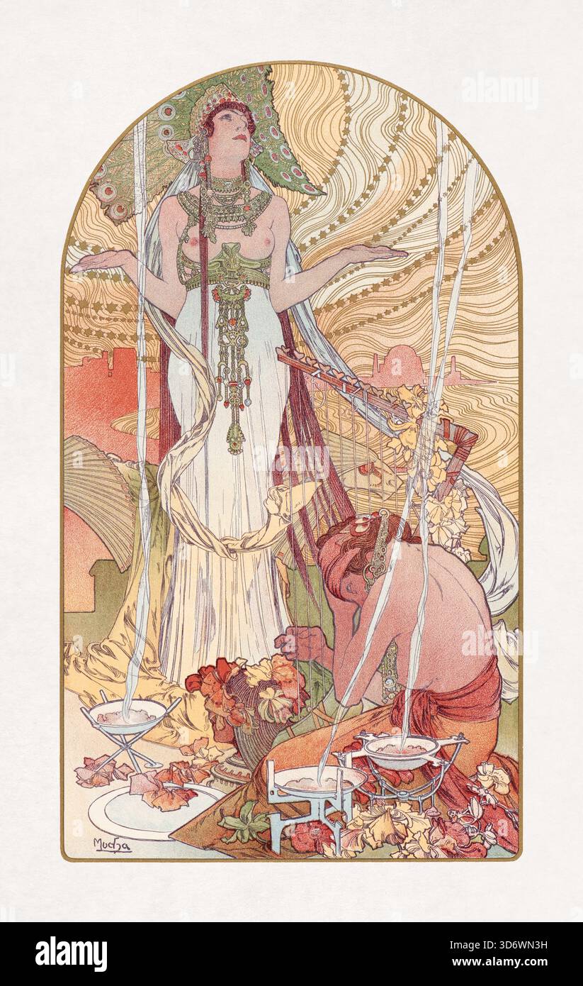 Mucha women hi-res stock photography and images - Alamy