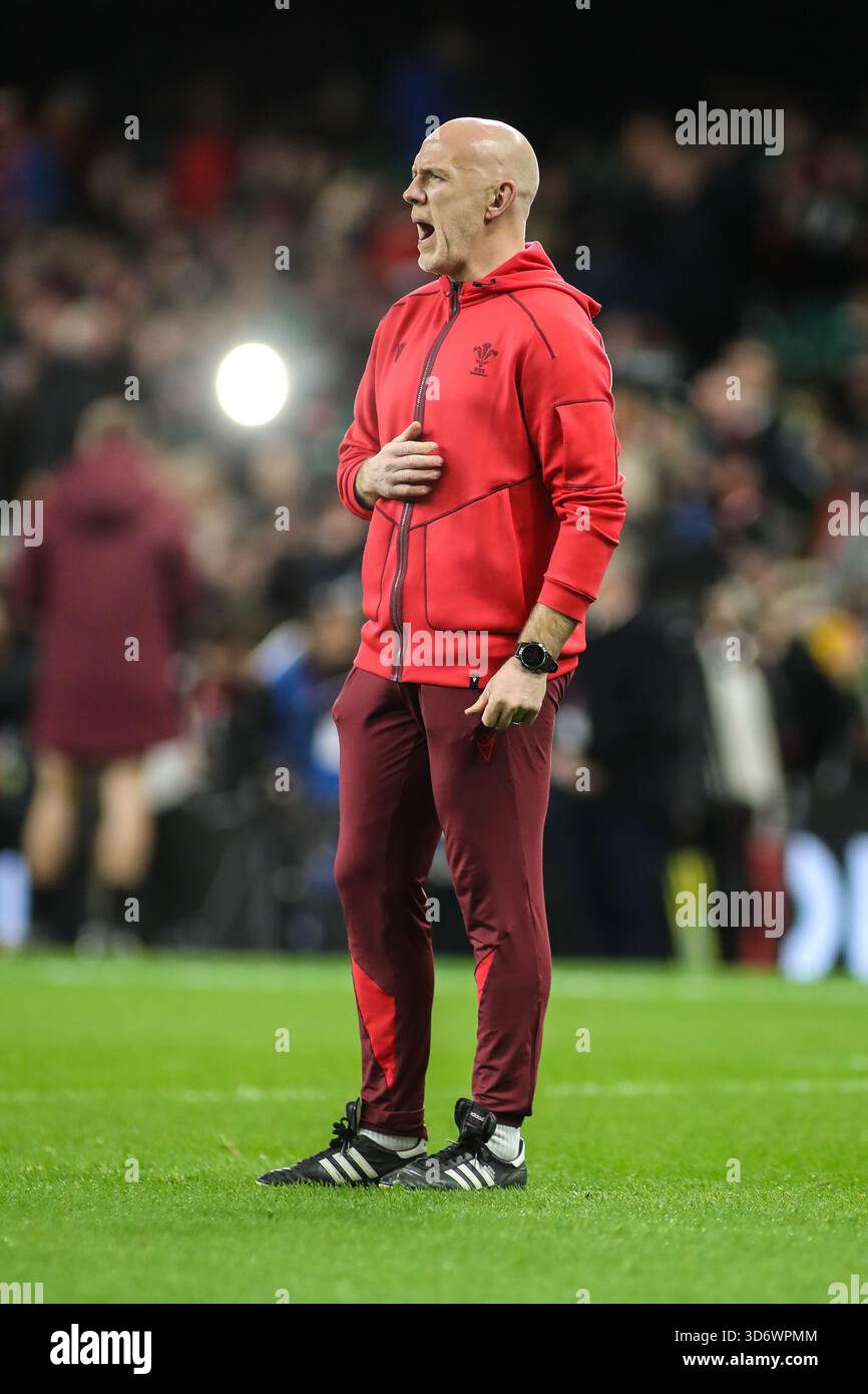 Wales Head Coach Steve Tandy during the Quilter Nations Series 2025 ...