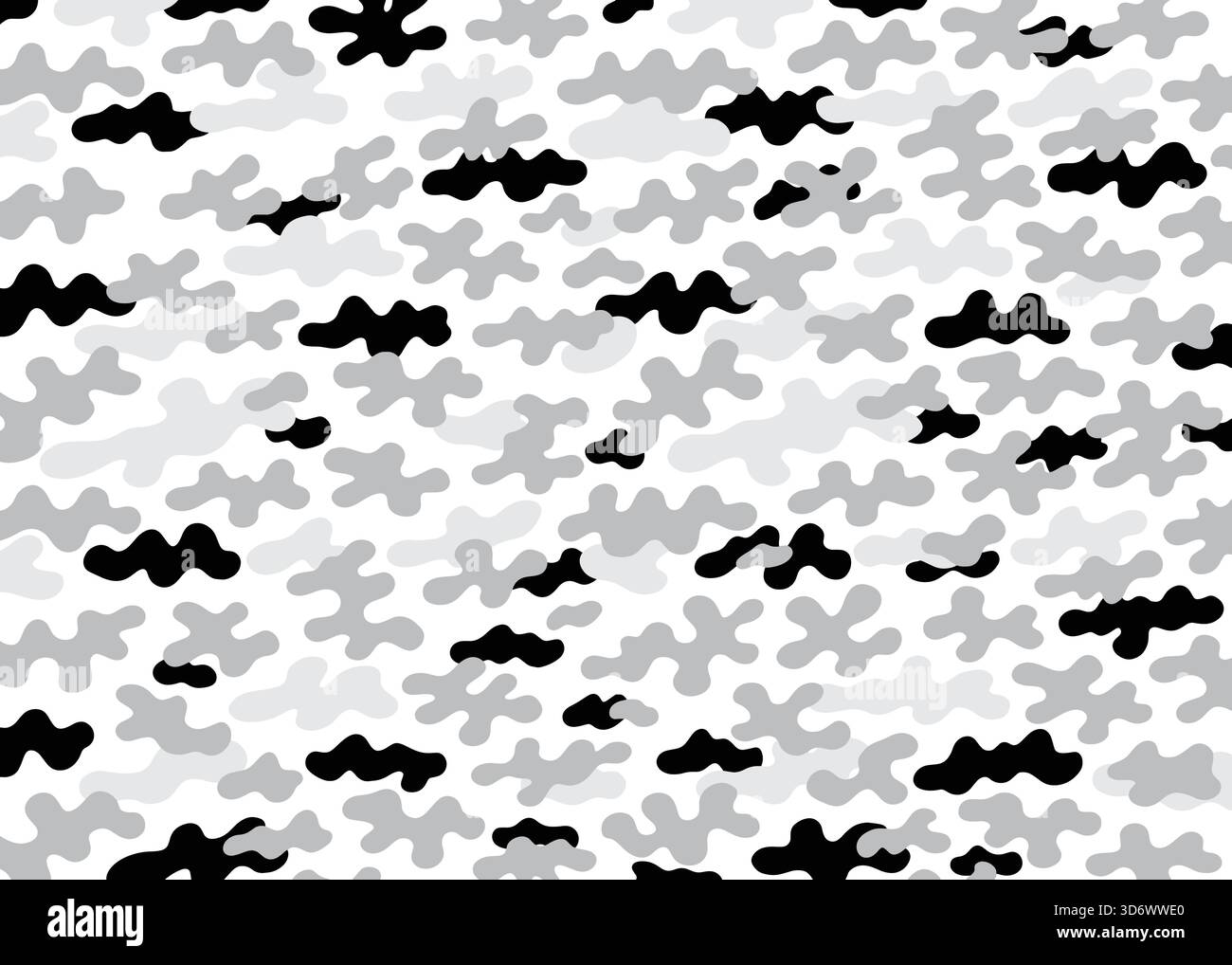Gray camouflage pattern. vector background illustration for web, banner, backdrop or surface design use Stock Vector