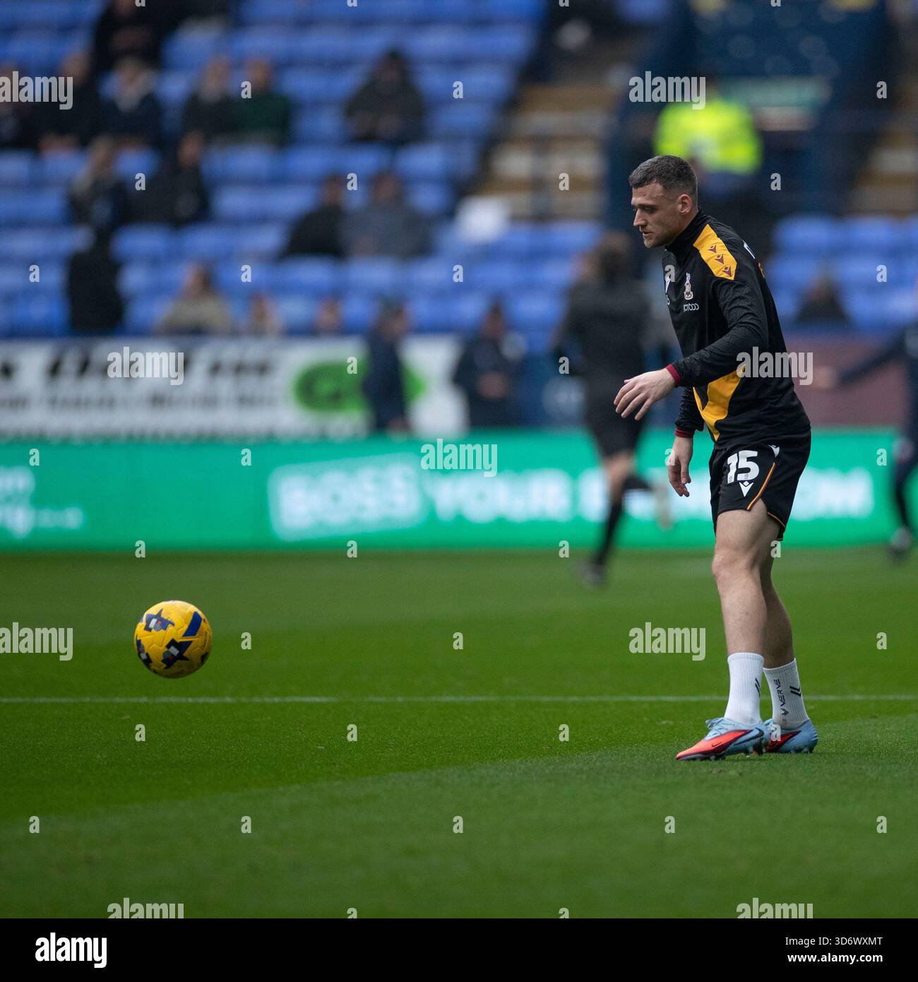 Aden Baldwin 15 Of Bradford City Warms up Before The Match During The aden-baldwin-15-of-bradford-city-warms-up-before-the-match-during-the