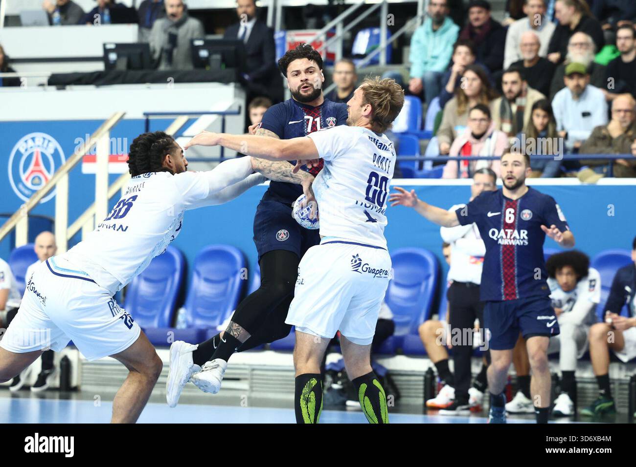 Elohim Prandi of Paris Saint-Germain Handball during the Liqui Moly ...