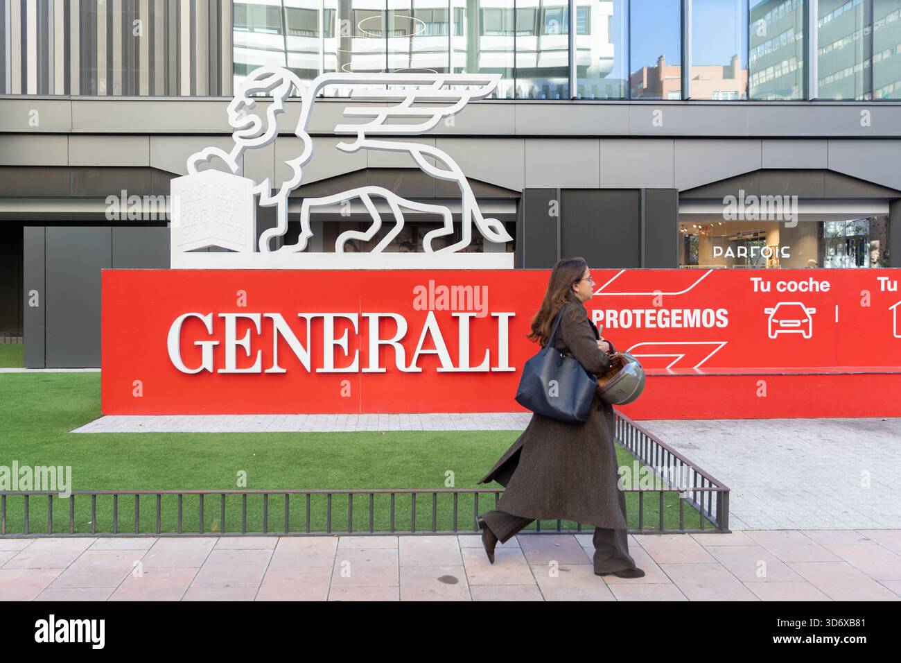 Outside the headquarters of Generali España on November 20, 2025, in ...