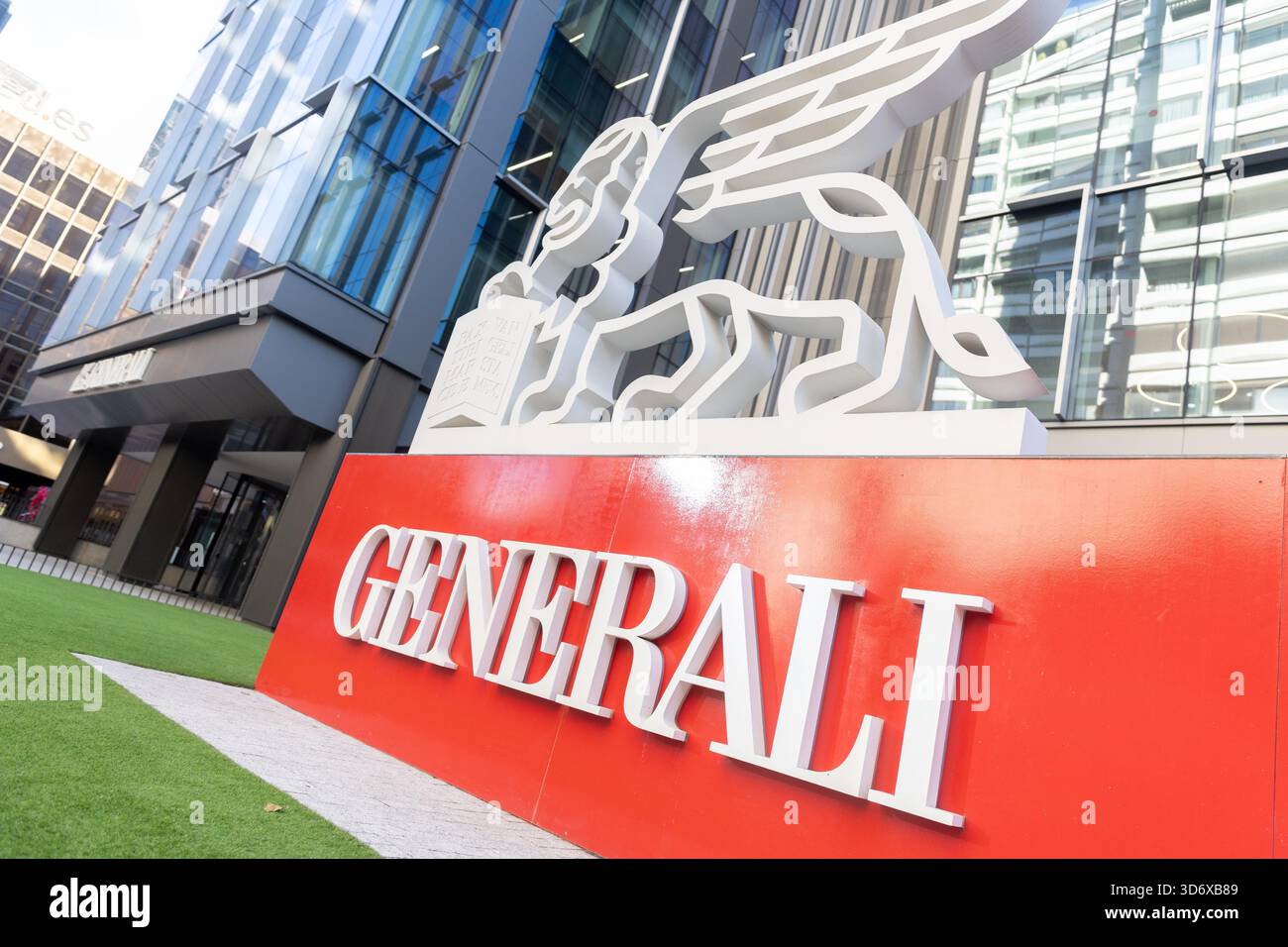 Outside the headquarters of Generali España on November 20, 2025, in ...