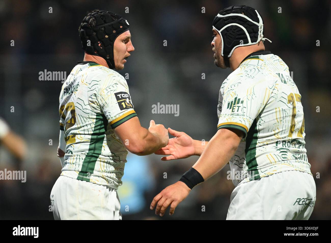 Maxime Mathy of Montauban during the Top14 match between Montauban and ...