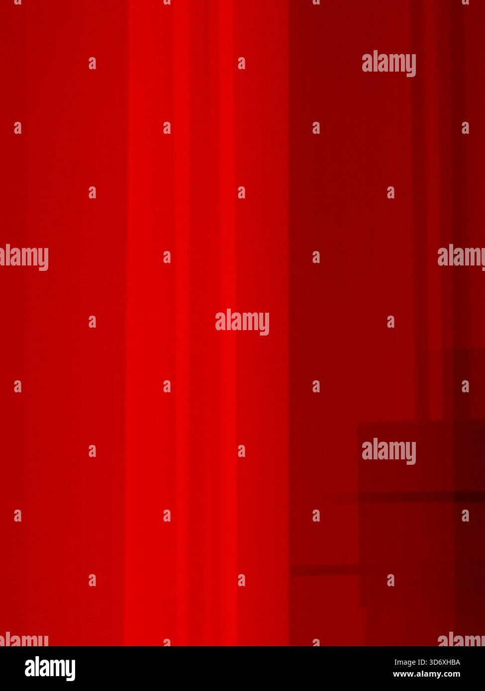 Abstract background featuring red tones creating a geometric pattern with varying shades of vertical stripes and intersecting translucent rectangular Stock Photo