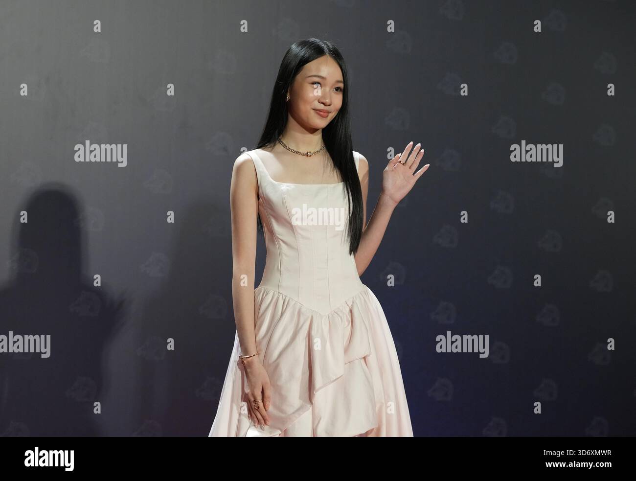 Audrey Lin arrives at the 62nd Golden Horse Awards in Taipei, Taiwan ...