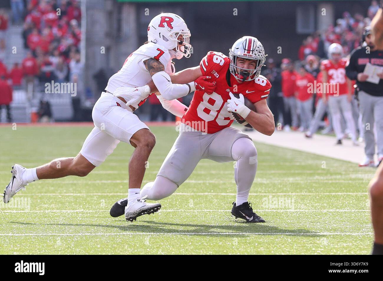 COLUMBUS, OH - NOVEMBER 22: Ohio State Buckeyes tight end Max Klare (86 ...