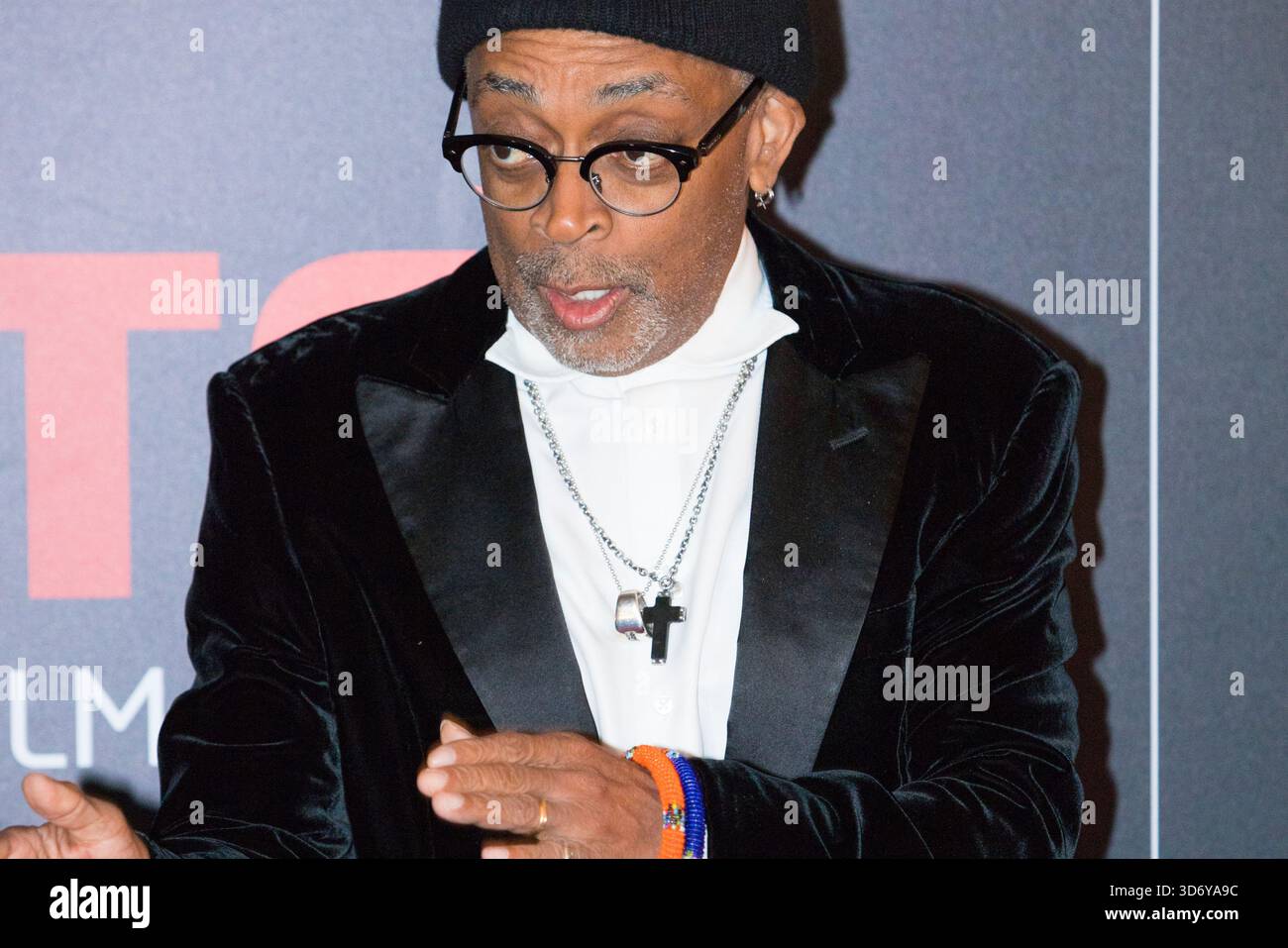 Turin, Italy. 21st November 2025. Film director Spike Lee on red carpet ...