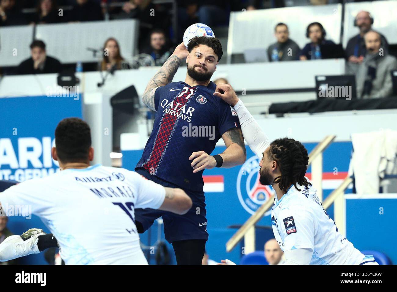 Elohim Prandi of Paris Saint-Germain Handball during the Liqui Moly ...