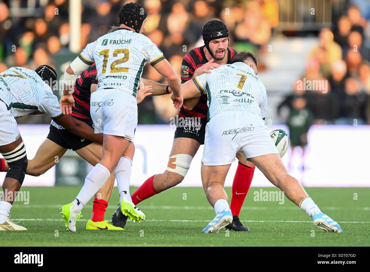 Clement Verge of Stade Toulousain during the Top14 match between ...