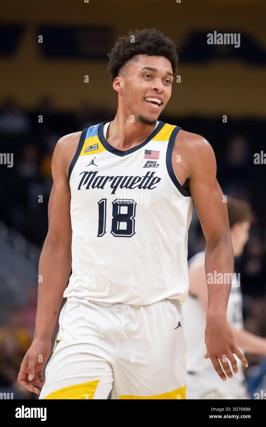 November 22, 2025: Marquette Golden Eagles forward Caedin Hamilton (18 ...