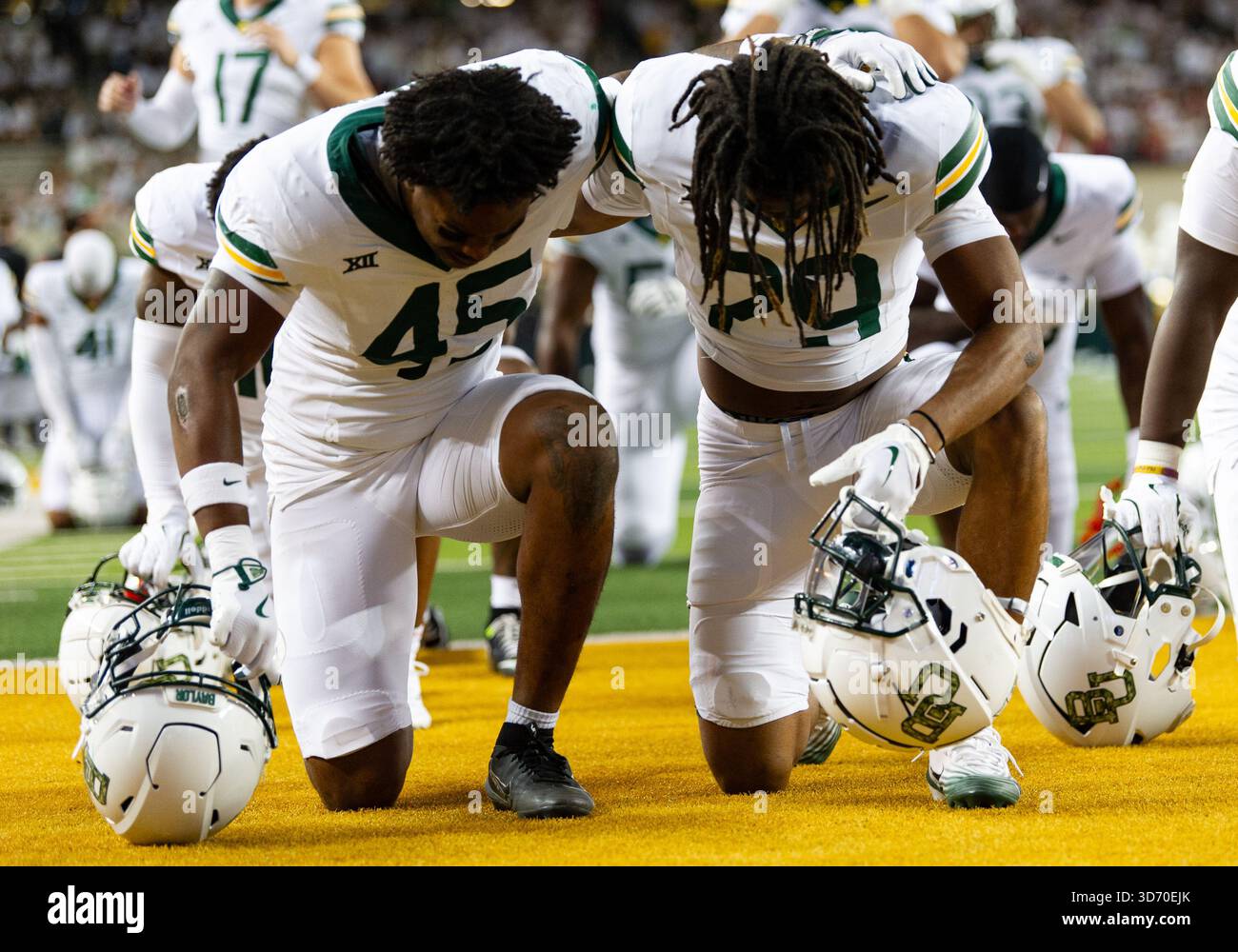 Kris Reed November 15, 2025 Baylor Bears linebacker Kyland Reed (45) and Baylor ...