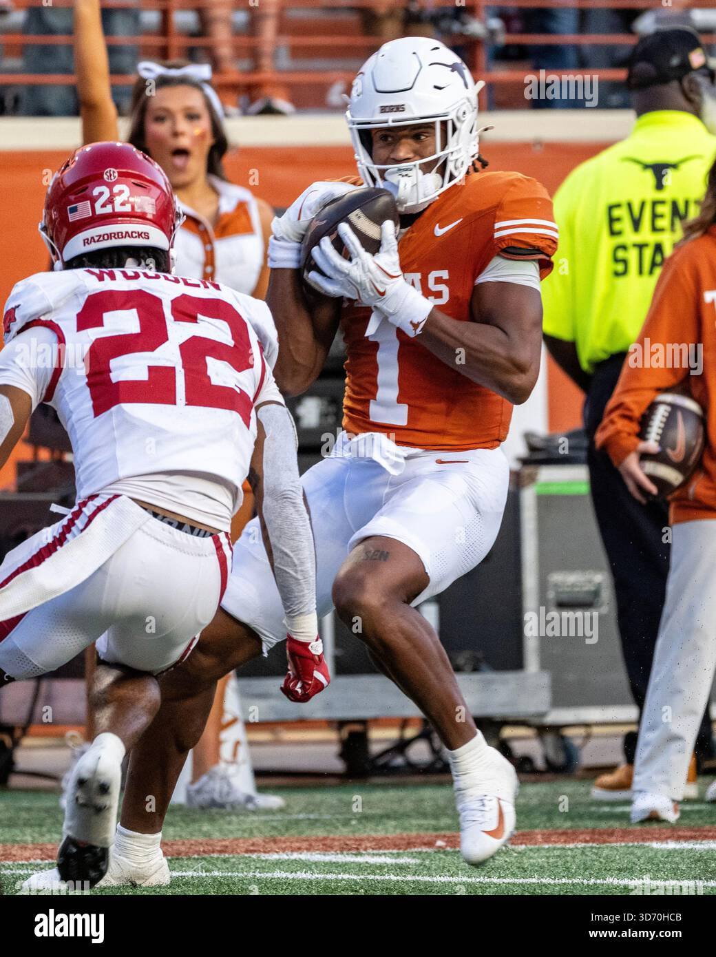 Nov 22, 2025. Ryan Wingo (1) of the Texas Longhorns in action vs the ...