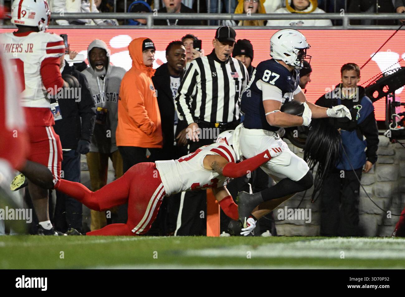 Andrew Rappleyea Penn State Tight End Andrew Rappleyea scores a touchdown against ...