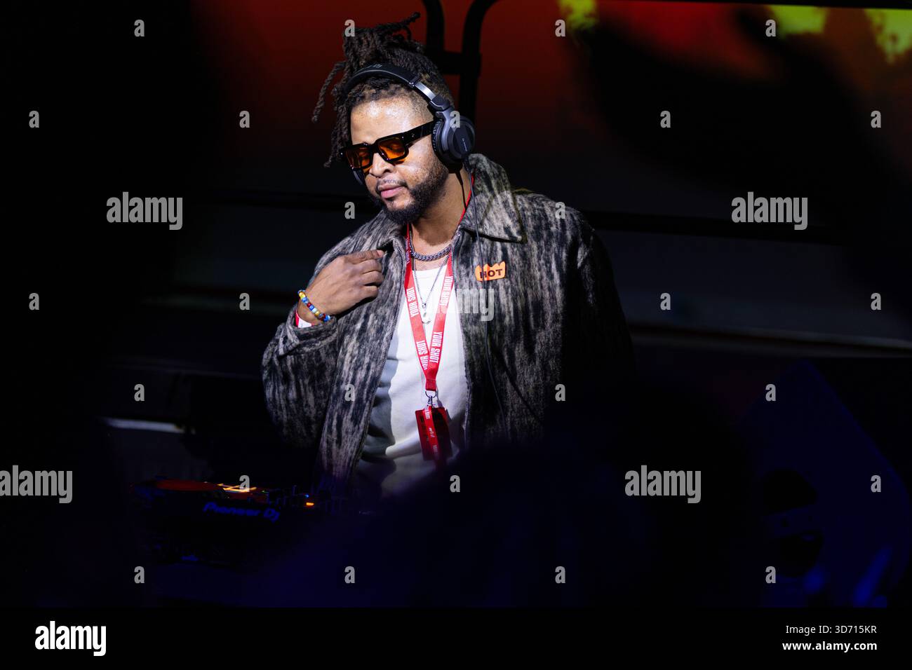 DEE-MEE, a finalist in the Your Shot USA DJ competition, performs at ...