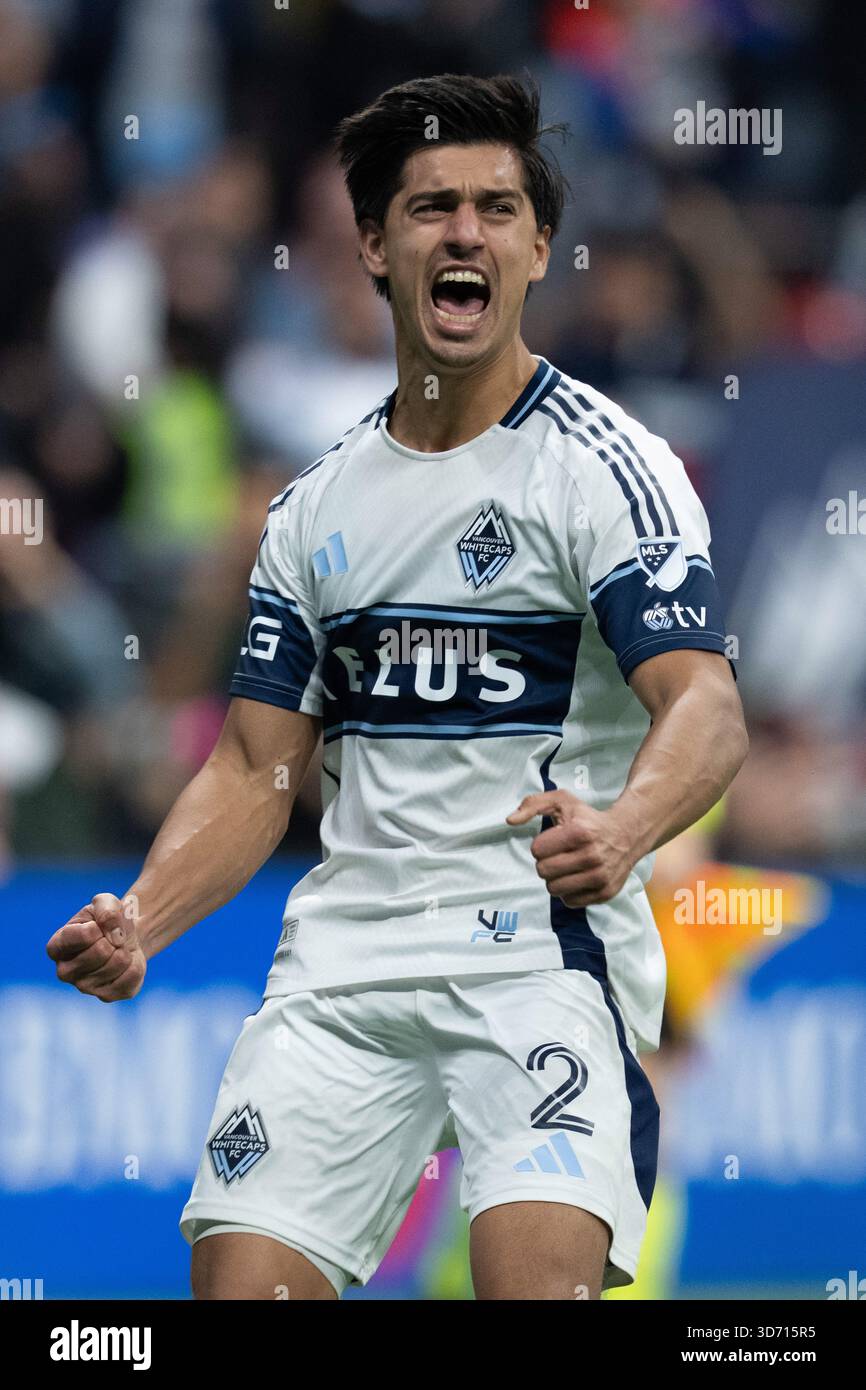 Laborda Vancouver Whitecaps' Mathias Laborda celebrates after defeating Los ...