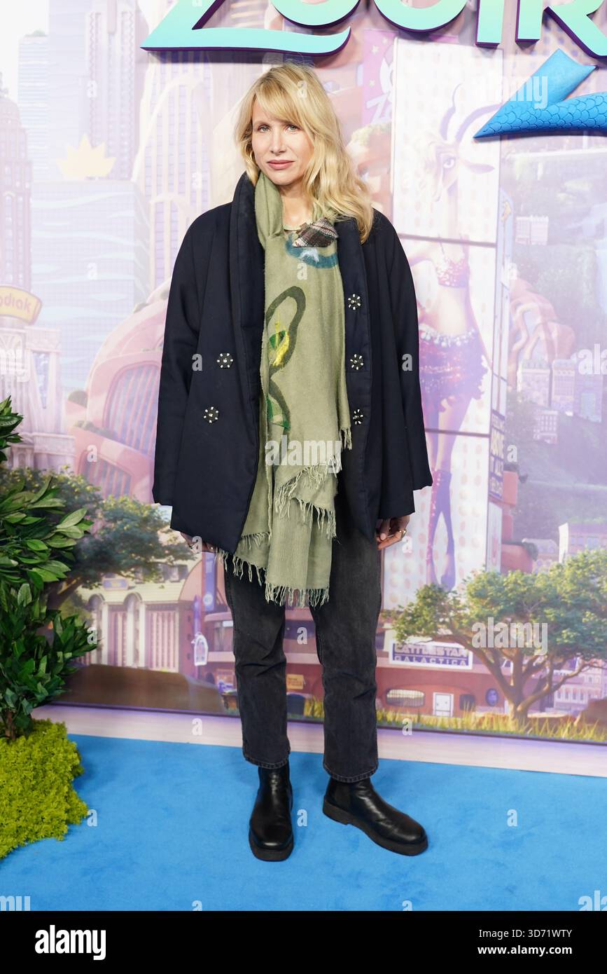 Lucy punch attending the uk premiere of zootropolis 2, at