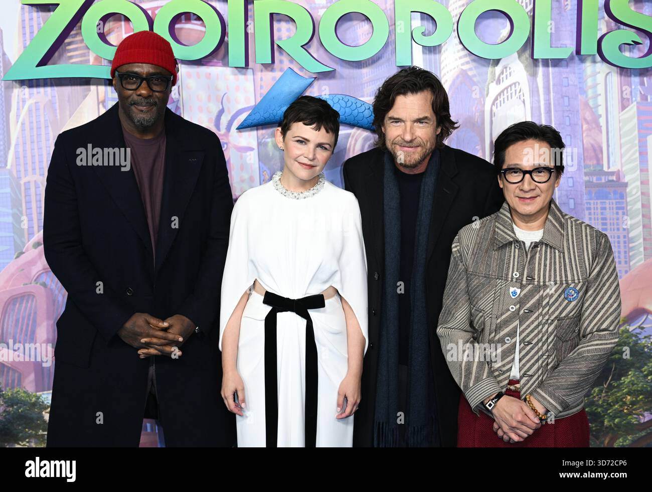 London Uk November 23rd 2025 Ke Huy Quan Ginnifer Goodwin Jason