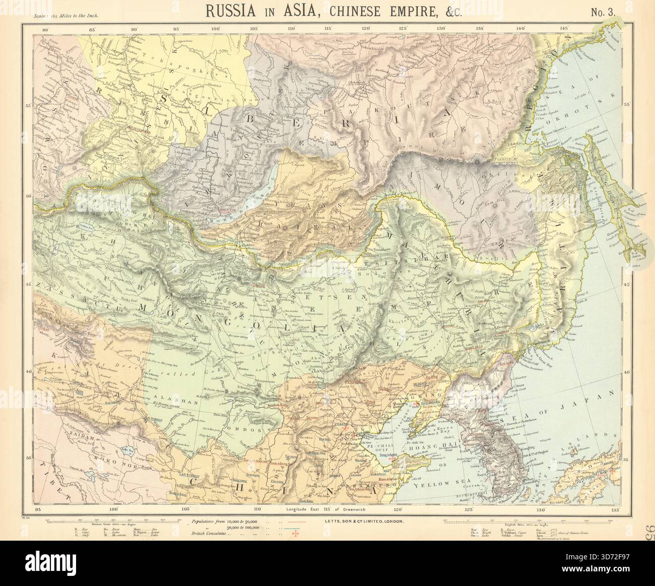 Map far east china hi-res stock photography and images - Alamy