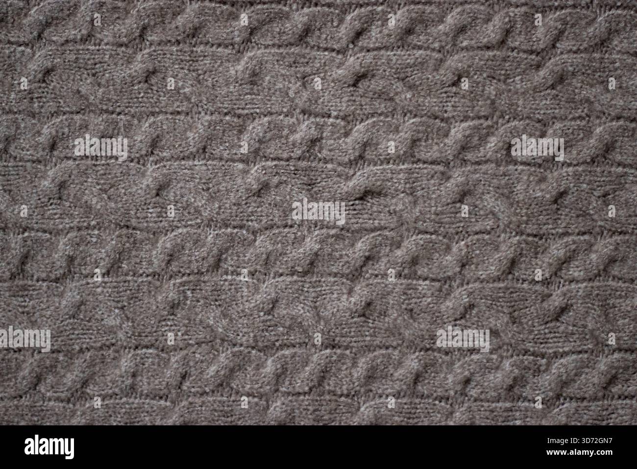Abstract textured brown knitted background  Stock Photo