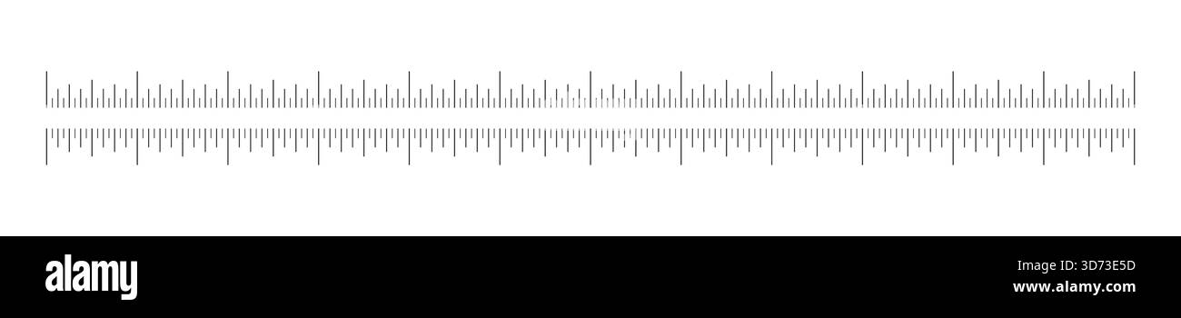 Measuring chart 12 inches. Ruler twelve inch simple scale template ...