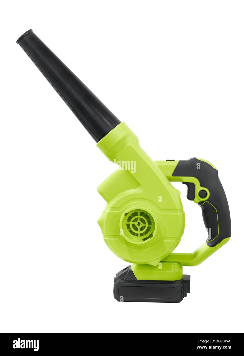Generic cordless leaf blower, isolated on white background Stock Photo