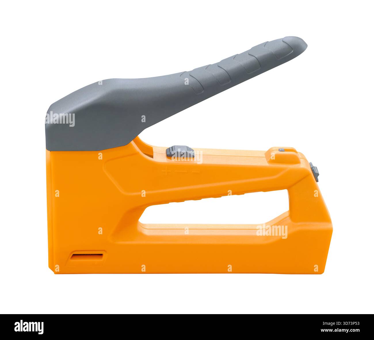 Generic mechanical stapler, isolated on white background Stock Photo