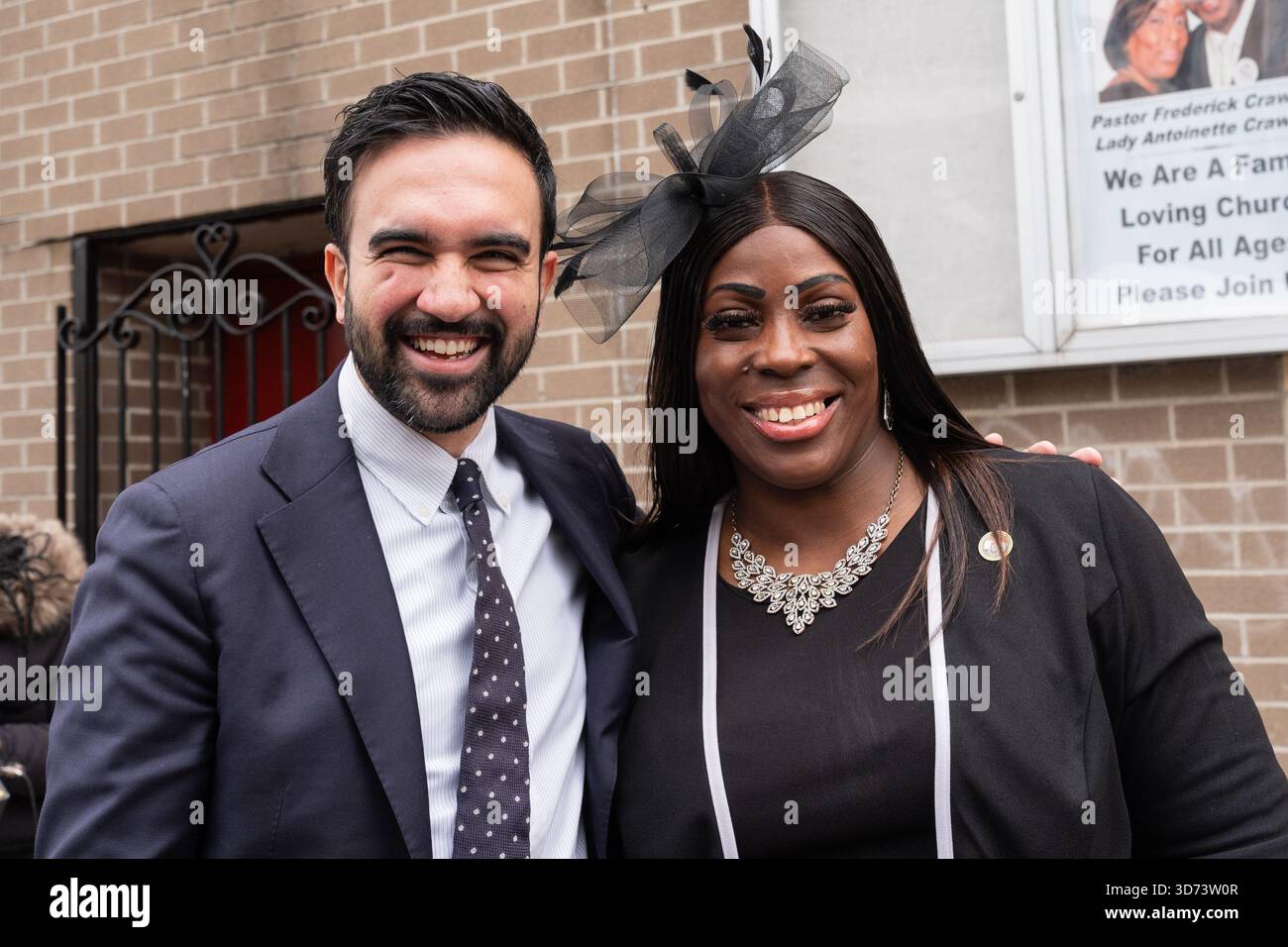 Mayor-elect Zohran Mamdani and Bronx Borough President Vanessa Gibson ...