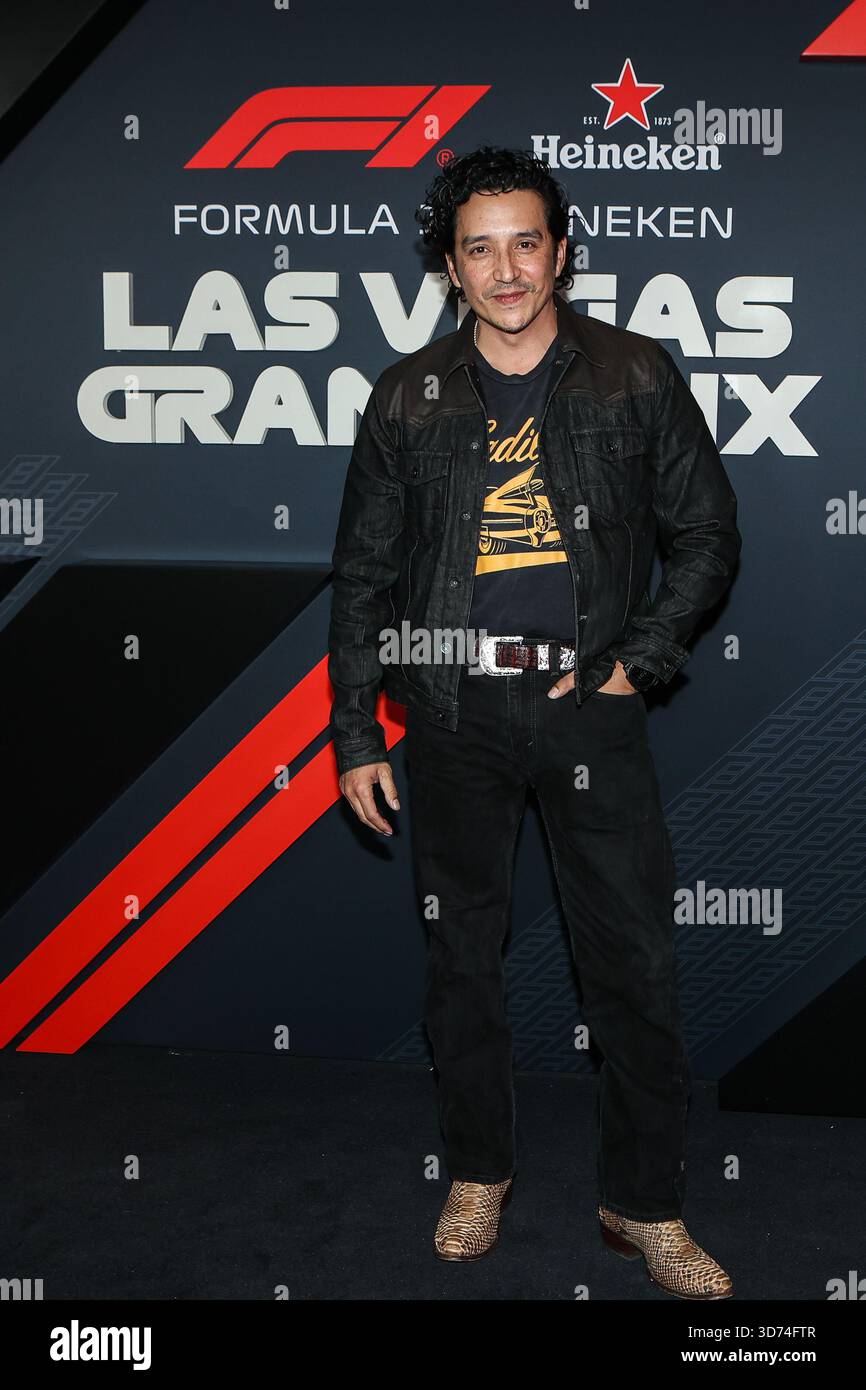 Paddock Actor Las Vegas, NV, USA. 22nd Nov, 2025. Actor Gabriel Luna poses for a ...