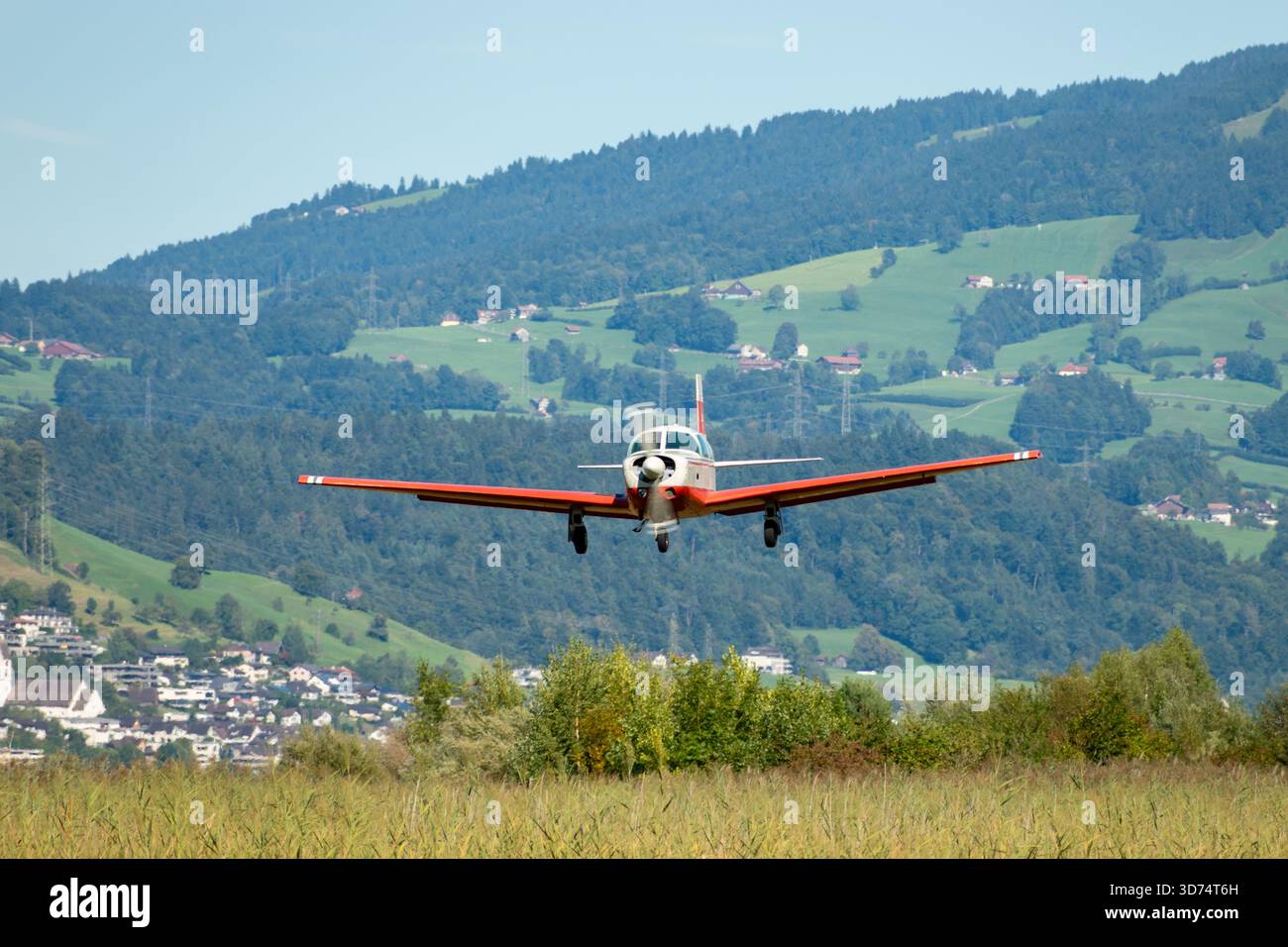 Wangen-Lachen, Switzerland, August 31, 2025 HB-DEV Mooney Executive 21 ...