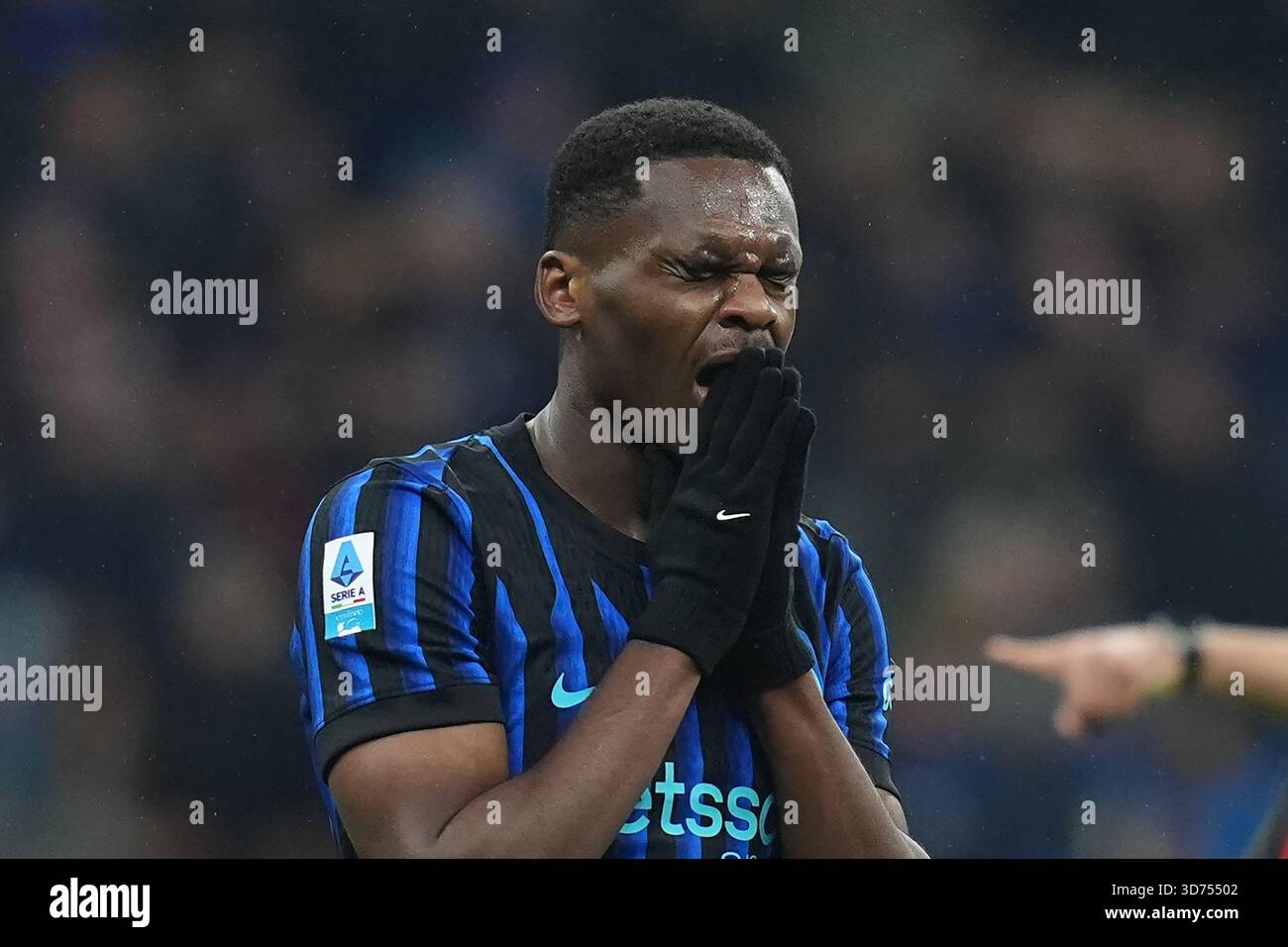 Inter Milan's Ange-Yoan Bonny during the Serie A soccer match between ...