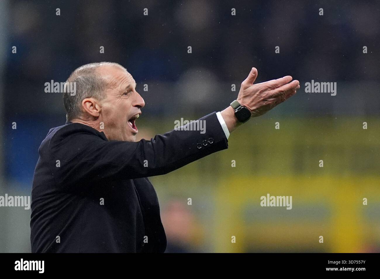 AC Milan’s head coach Massimiliano Allegri during the Serie A soccer ...