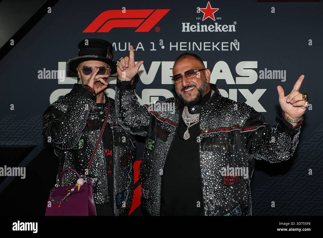 November 22, 2025: (R) David Einhorn aka Papi Steak poses for a photo ...